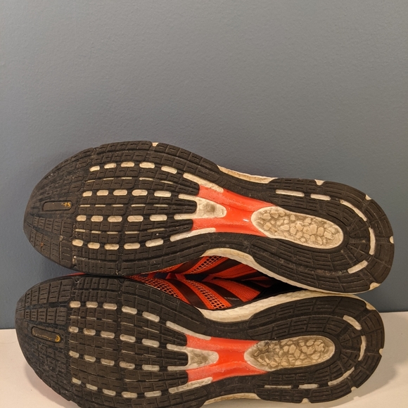 Adidas Adizero Boston Boost 7 in orange and black - Picture 6 of 7